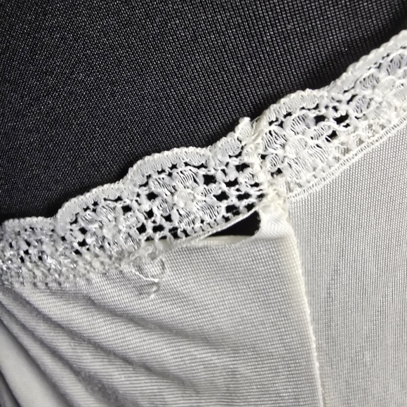 Vintage 1970's Customized Butterfly Print Lace Slip Dress - Picture 6 of 10